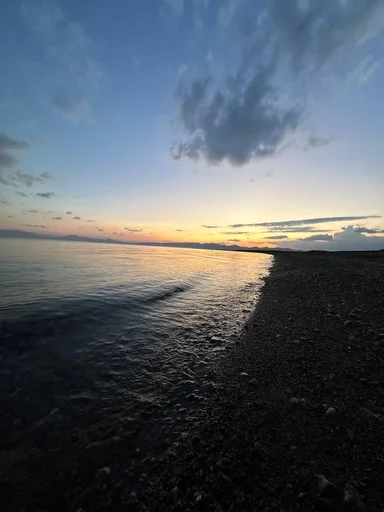 Вечерний закат с видом на Сон Куль